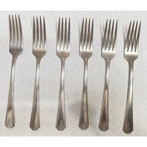 Community Plate Milady Salad Forks Set of 4 – 1940 Silverplate Replacement